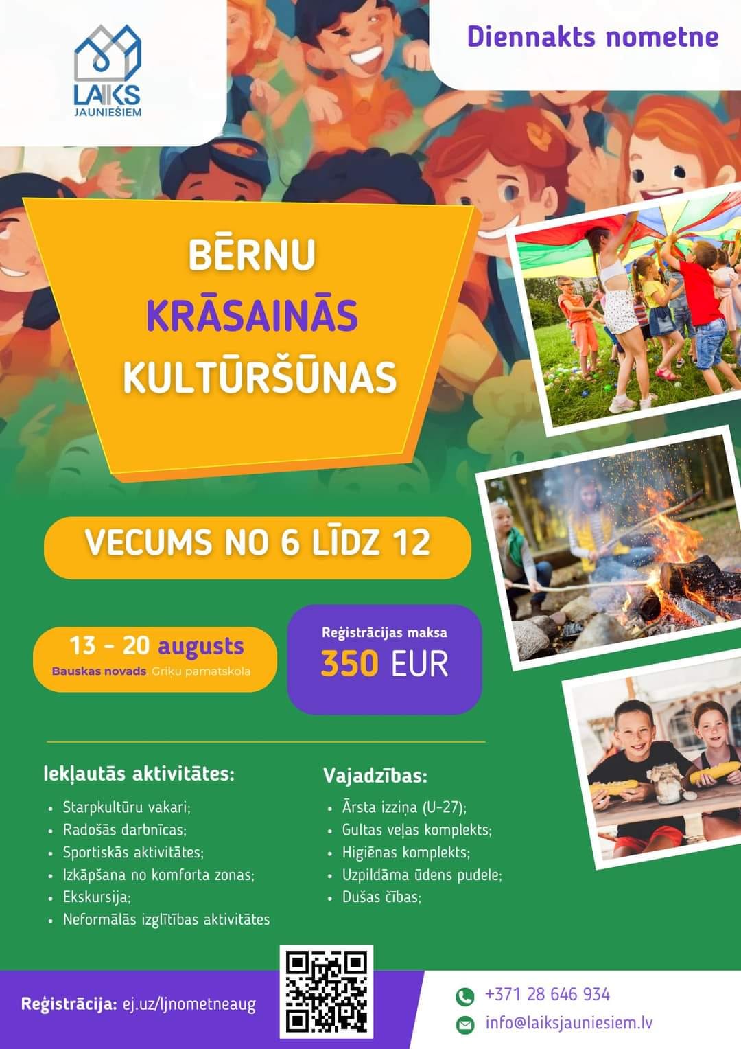 Pasākuma fotogrāfija: Bērnu Krāsainās Kultūršūšanas