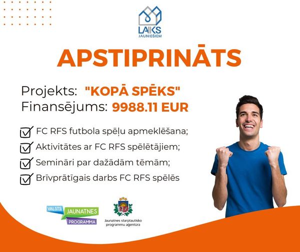 Apstiprināts Projekts “Kopā Spēks”