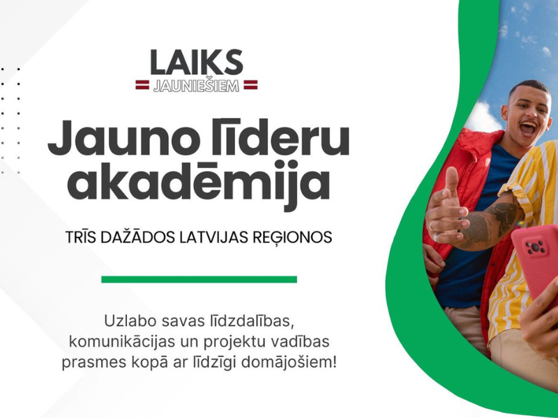 PasÄkuma fotogrÄfija: Jauno LÄ«deru akadÄmija.