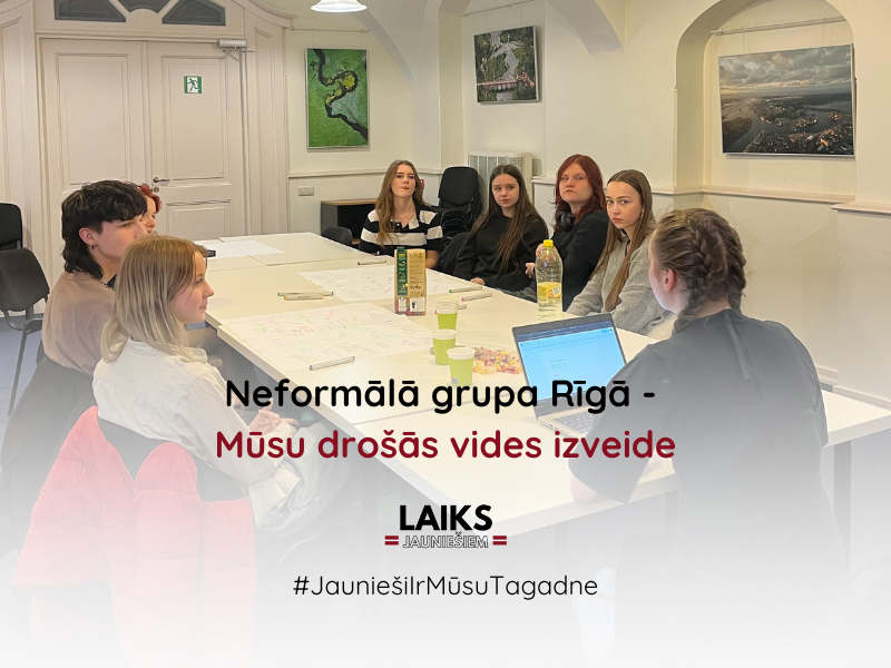Pasākuma fotogrāfija: Projekta “Laiks Iekļaušanai” ietvaros aizvadījām pirmo neformālo grupu Rīgā