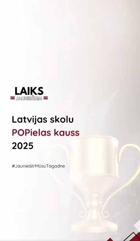 Pasākuma fotogrāfija: Latvijas skolu POPielas kauss 2025 jau 6. maijā!