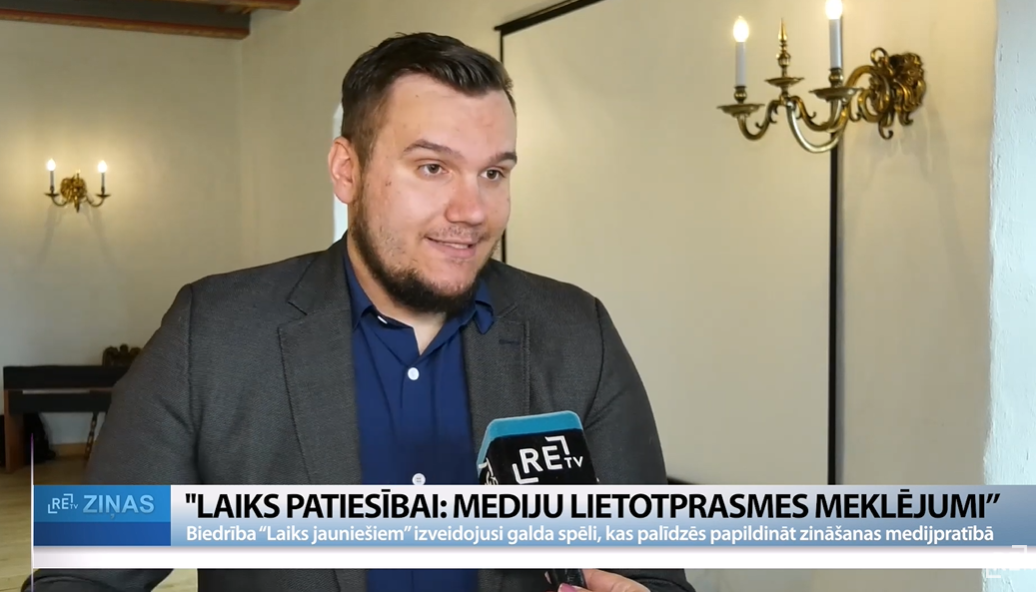 Pasākuma fotogrāfija: Liels prieks, ka arī RE:TV bija klāt mūsu organizācijas spēles prezentācijas pasākumā Bauskas rātsnamā.