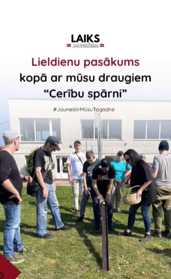 Pasākuma fotogrāfija: Šodien Laiks Jauniešiem komandai bija ļoti liels gandarījums piedalīties mūsu draugu - Cerību spārni Bauskas komandas rīkotajā Lieldienu pasākumā