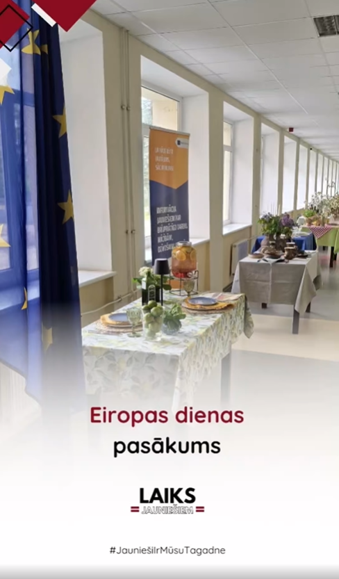 Pasākuma fotogrāfija: Eiropas dienā - 9.maijā, aizvadījām aizraujošu #EURODESK35 pasākumu ar jauniešiem KLT Saulaines teritoriālā struktūrvienība: ”Svinēsim Eiropu kopā!”.