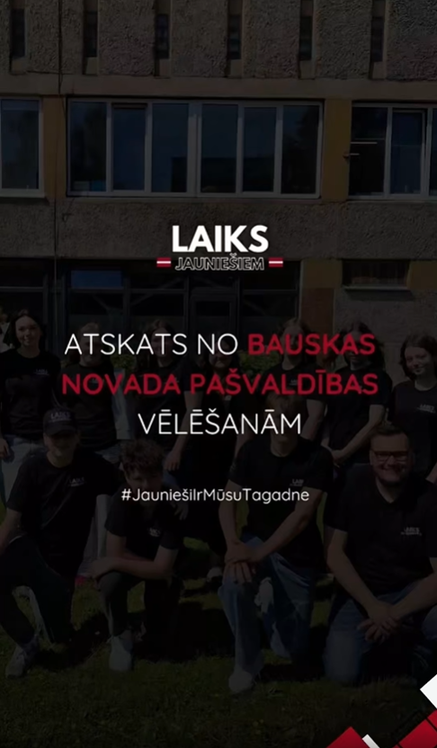 Pasākuma fotogrāfija: Biedrības “Laiks Jauniešiem” Bauskas novada pašvaldības vēlēšanu lielais atskats.