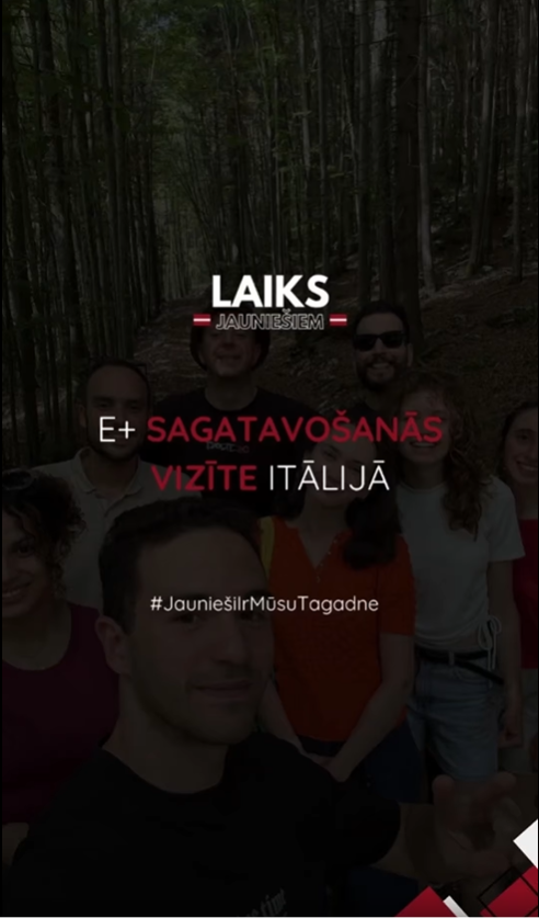 Pasākuma fotogrāfija: Laikā no 12. līdz 15. jūnijam organizācijas aktīviste Paula piedalījās sagatavošanās vizītē Itālijā, ko organizēja Jonathan Cooperativa Sociale.