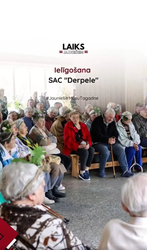 PasÄkuma fotogrÄfija: 20. un 21. jÅ«nijÄ aizvadÄ«jÄm skaistu LÄ«go pasÄkumu kopÄ ar senioriem sociÄlÄs aprÅ«pes centrÄ āDerpeleā