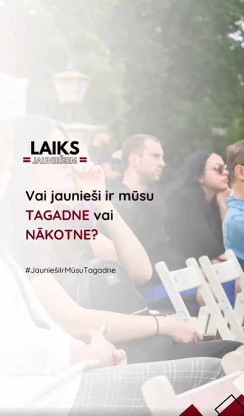 PasÄkuma fotogrÄfija: JaunieÅ”i ir mÅ«su TAGADNE vai nÄkotne, ar tÄdu jautÄjumu devÄmies pie sabiedrÄ«bÄ pazÄ«stamiem cilvÄkiem, lai uzzinÄtu viÅu viedokli!