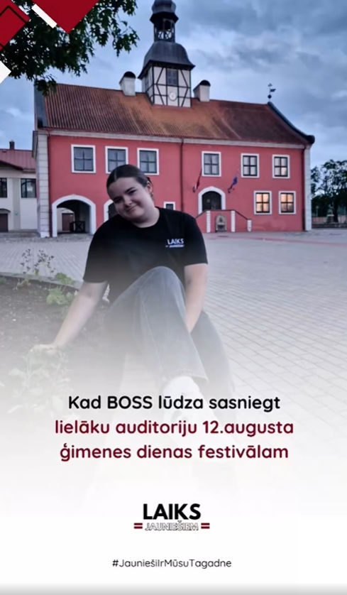 Pasākuma fotogrāfija: Kad BOSS lūdza sasniegt lielāku auditoriju 12. augusta ģimenes dienas festivālam.