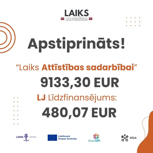 Pasākuma fotogrāfija: Apstiprināts projekts! “Laiks Attīstības sadarbībai”