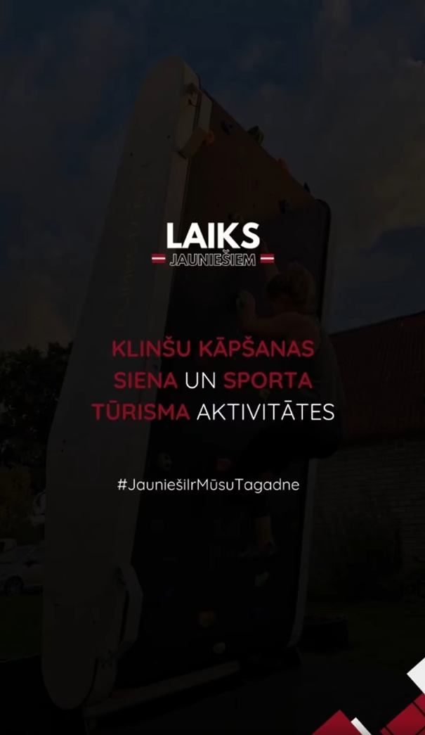 Pasākuma fotogrāfija: SPORTA TŪRISMS, KLINŠU KĀPŠANAS SIENA un INFORMĀCIJA PAR IESPĒJĀM BAUSKAS NOVADĀ JAUNIEŠIEM - bez maksas jau 12. augustā ģimenes dienas pasākumā “Kopā radoši, kopā spēcīgi!”