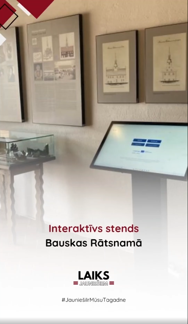 Pasākuma fotogrāfija: Interaktīvs stends Bauskas Rātsnamā Visit Bauska ,kur varēsi izspēlēt puzles spēli un uzzināt par senajām mērvienībām - bez maksas jau 12.augustā ģimenes dienas pasākumā “Kopā radoši, kopā spēcīgi!”