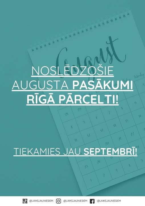 Pasākuma fotogrāfija: Biedrības “Laiks Jauniešiem” Rīgas nodaļa informē.