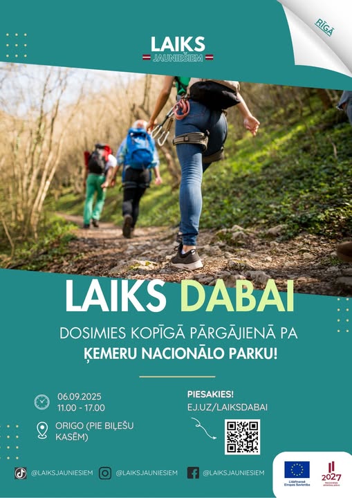 Pasākuma fotogrāfija: Biedrības “Laiks Jauniešiem” Rīgas nodaļa aicina Tevi kopīgi izkustēties brīvā gaisotnē!