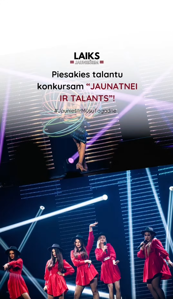 Ja tev ir talants ko vēlies parādīt publikas priekšā - piesakies bērnu un jauniešu talantu konkursam “Jaunatnei ir TALANTS!”