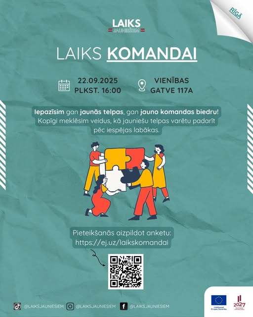 Esi daļa no pārmaiņām un pievienojies mums Rīgas nodaļā!