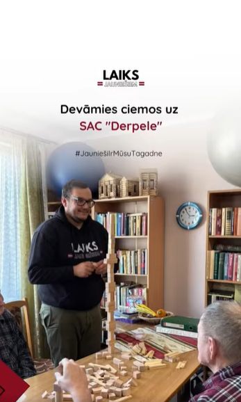 Biedrība “Laiks Jauniešiem” turpina realizēt Eiropas Solidaritātes projektu “Laiks Starppaaudžu dialogam”, kurā šoreiz devāmies uz SAC “Derpele”, lai darbotos par un ap komunikācijas jautājumiem.