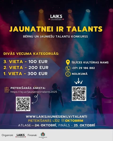 Ikgadēja dalībniece Rēzija Anna Jaseviča aicina tieši Tevi piedalīties bērnu un jauniešu talantu konkursam “Jaunatnei ir TALANTS!”