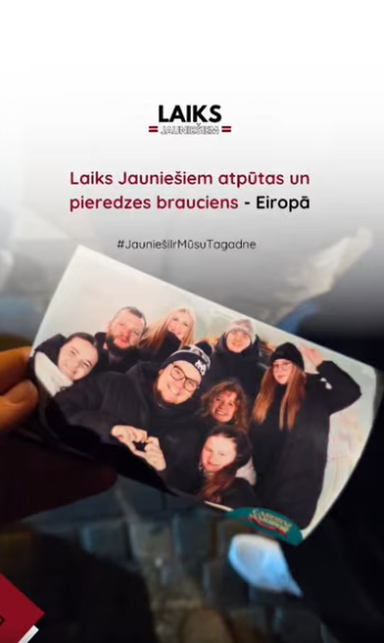 Pasākuma fotogrāfija: Atskats no mūsu biedrības “Laiks Jauniešiem” komandas pieredzes un atpūtas brauciena Eiropā. Apceļojām vairākas valstis, izbaudījām ceļu un kopā būšanu, kā arī paņēmām līdzi kaudzi ideju turpmākajam.