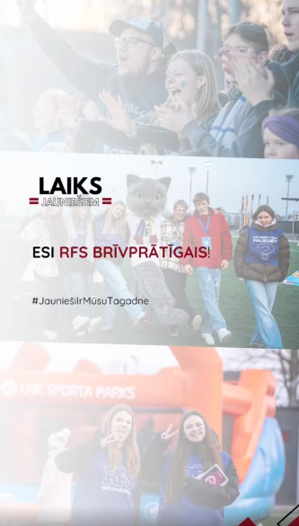 Pasākuma fotogrāfija: Jaunā sezona ir klāt, un mēs aicinām tieši TEVI pievienoties futbola kluba RFS brīvprātīgo komandai!
