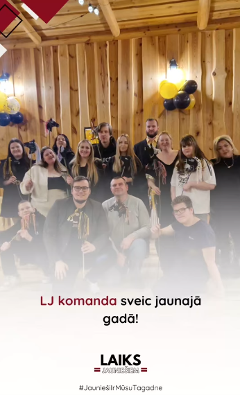 Pasākuma fotogrāfija: Laiks Jauniešiem komanda ir pilnvērtīgi noslēgusi 2025 gadu, gada noslēguma pasākumā!