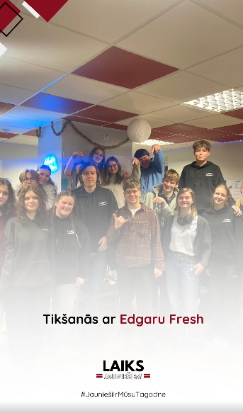 Pasākuma fotogrāfija: Mūsu Rīgas telpās viesojās Edgars Fresh