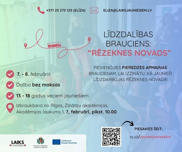 Pasākuma fotogrāfija: Februārī dodamies uz Rēzekni un aicinām tieši Tevi pievienoties šim divu dienu braucienam kopā ar mums!