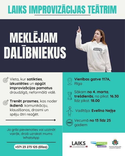Pasākuma fotogrāfija: Laiks improvizācijas teātrim - RĪGĀ!