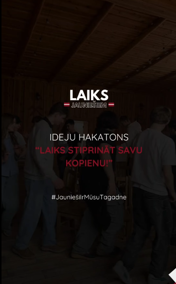 PasÄkuma fotogrÄfija: Ideju hakatons āLaiks stiprinÄt savu kopienu!ā ir aizvadÄ«ts