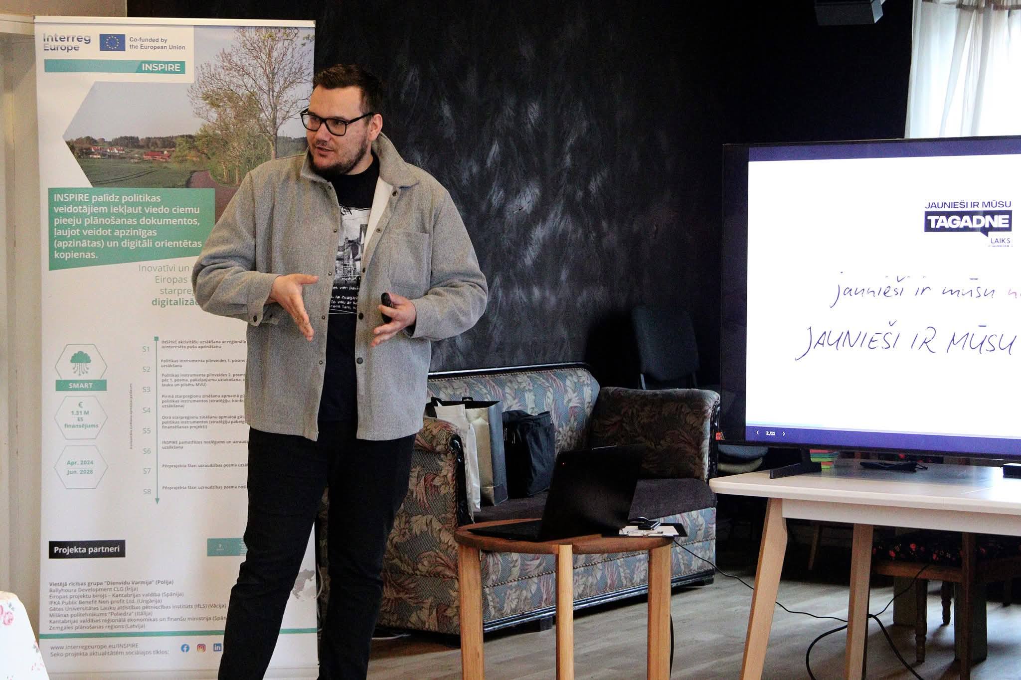 Young people as the driving force behind smart villages and innovation – under this theme, rural development experts and representatives of local authorities and youth organisations met in Bauska on 25 March as part of the “INSPIRE” project.