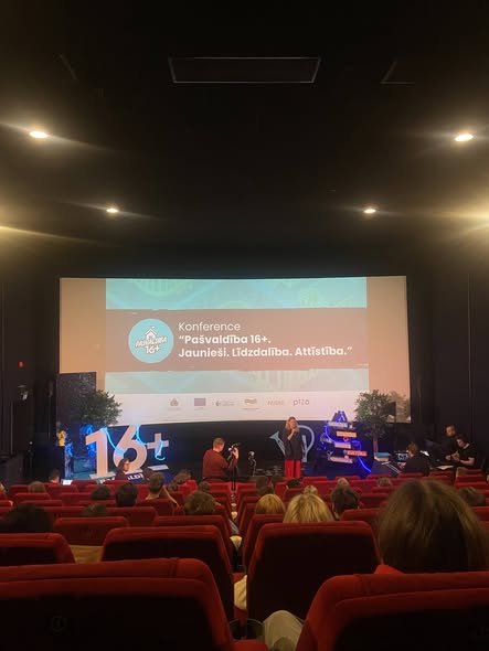 We, the “Laiks Jauniešiem” association, had the opportunity to take part in the conference “Local Government 16+. Young People. Participation. Development”.