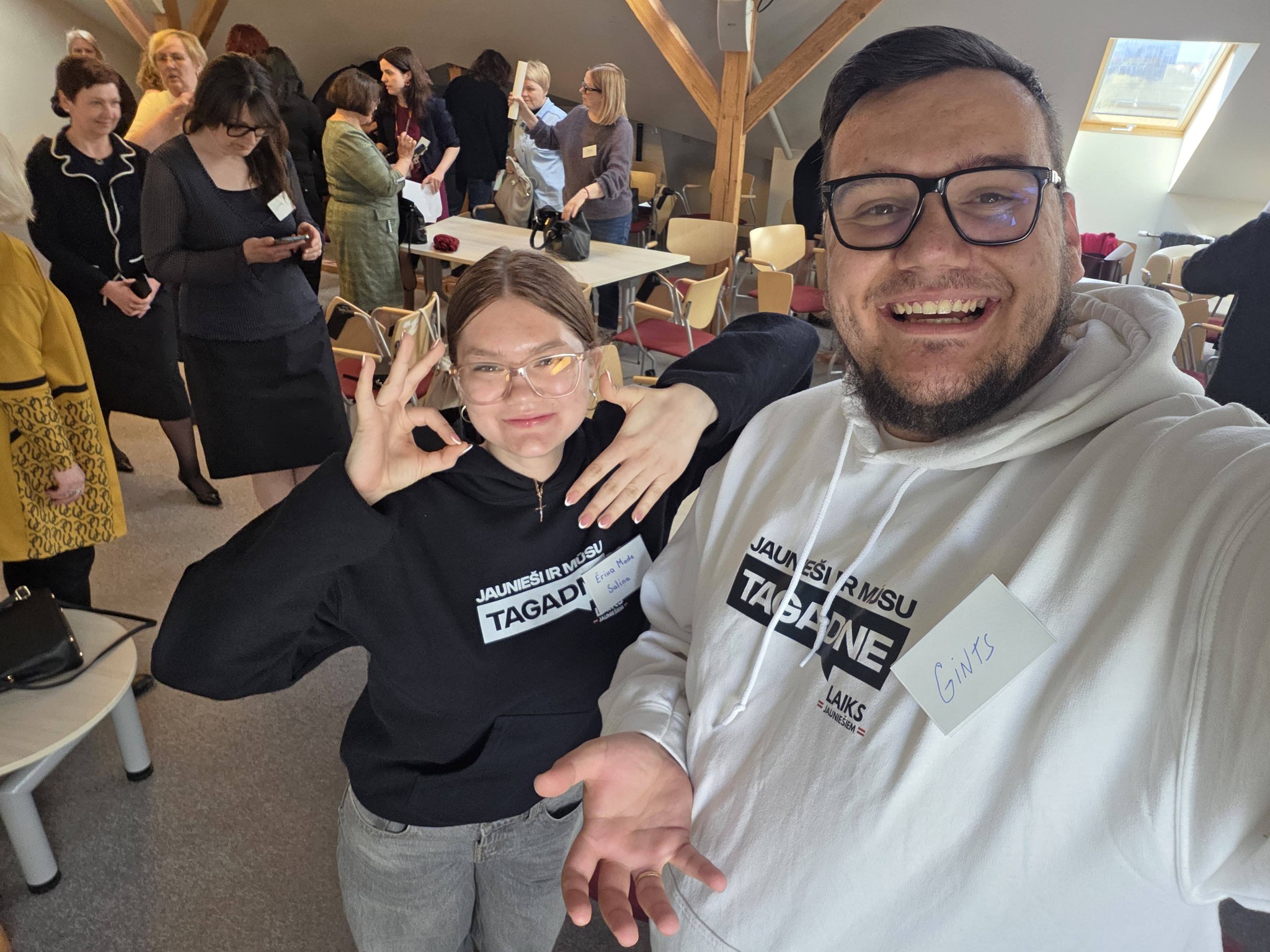 We took part in a workshop entitled ‘Working with young people in career guidance’, where we shared the experience of our association, ‘Laiks jauniešiem’