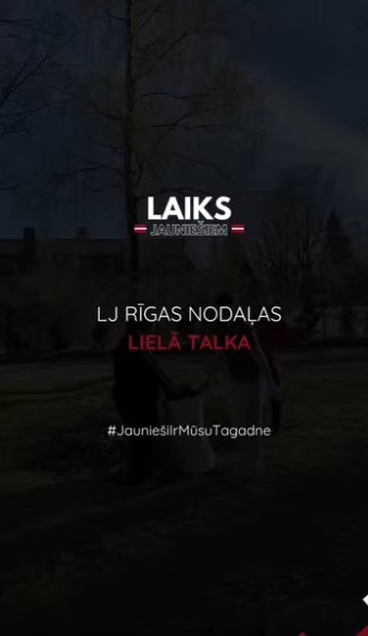 In the spirit of the Great Clean-up, work was also in full swing at the Riga branch of the “Laiks Jauniešiem” association!