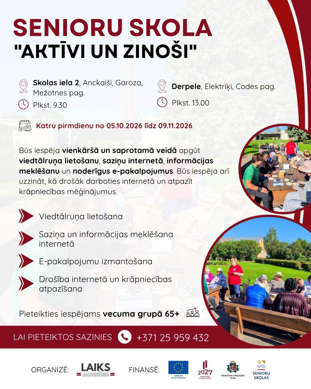 Senioru skola "Aktīvi un Zinoši"